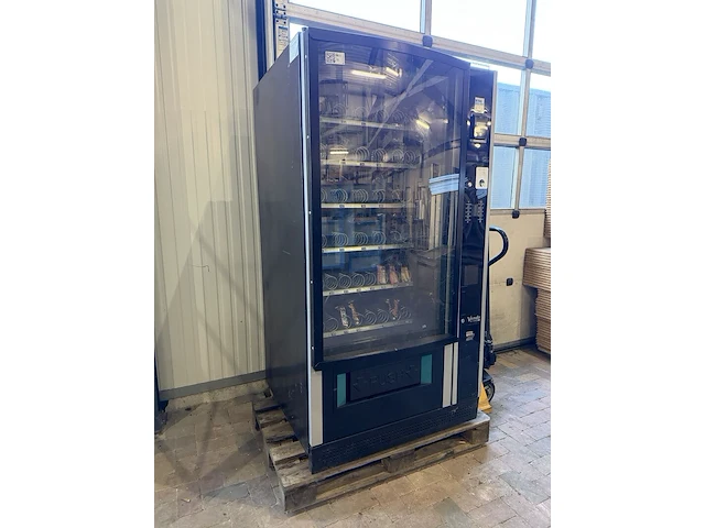 Spiraalautomaat, sandenvendo, sc8 (sve sd8), zwart/donkerblauw/zilvergrijs, 2016, spiraalvakken | payter betaalterminal - afbeelding 2 van  7