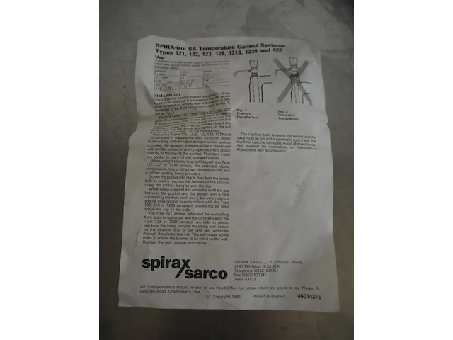 Spirax sarco - afbeelding 6 van  6