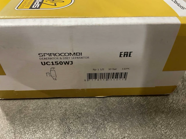 Spirotech spirocombi uc150wj lucht-/vuilafscheider - afbeelding 3 van  3