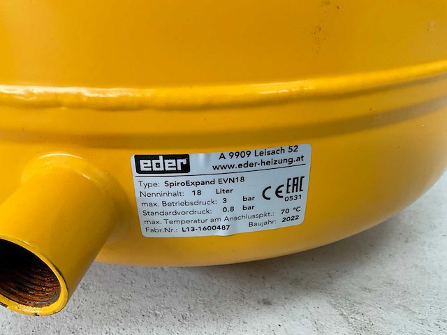 Spirotech spiroexpand evn18 expansievat (2x) - afbeelding 3 van  3