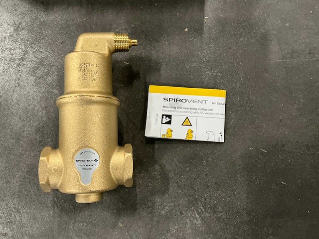 Spirotech spirovent lucht- en/of vuilafscheider aa100 (9x) - afbeelding 2 van  4