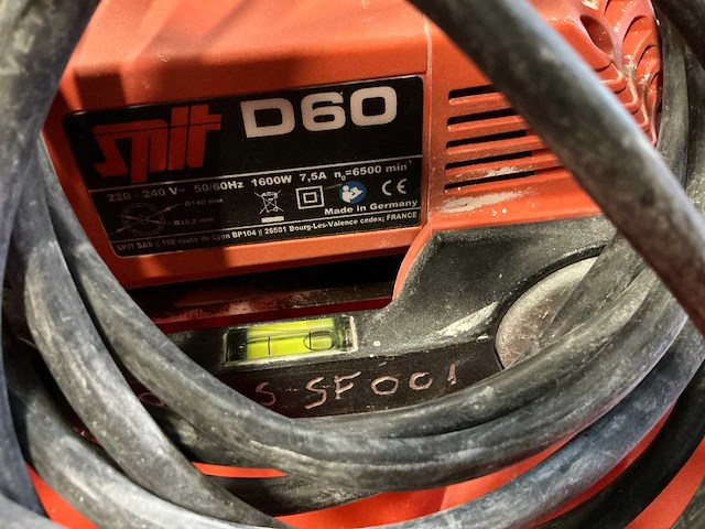 Spit d 60 muurzaagmachine - afbeelding 3 van  4