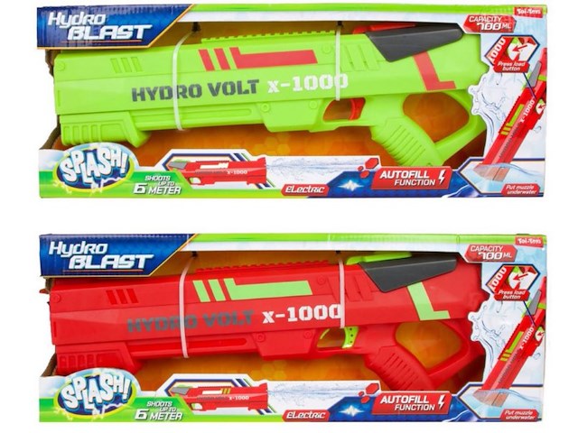 Splash elektrisch waterpistool giant 6 stuks mix geleverd - afbeelding 2 van  3