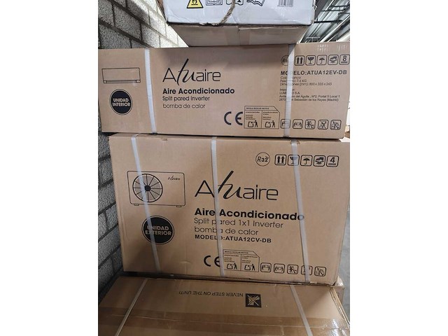 Split airconditioning 3,5 kw aluaire - afbeelding 1 van  4