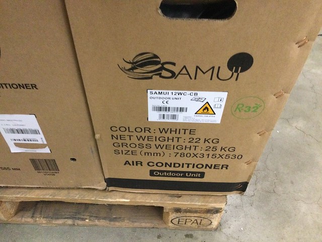 Split airconditioning compleet, samui, 12wc-cb/ 09we-cb wr - afbeelding 5 van  7
