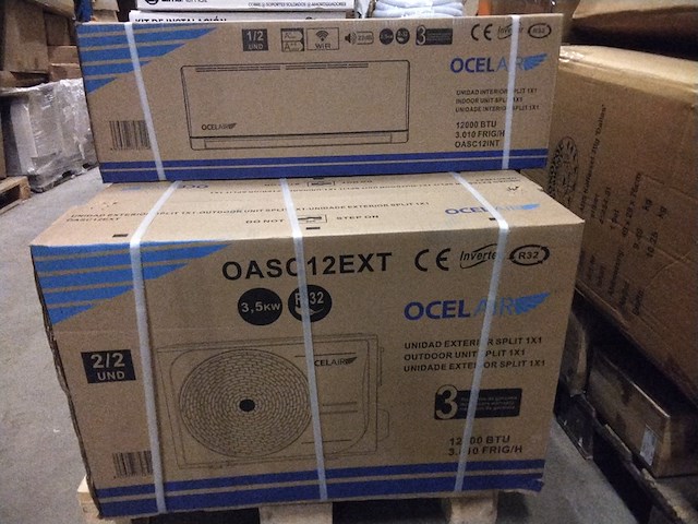 Split airconditioning, ocel air, 12000 btu - afbeelding 1 van  3