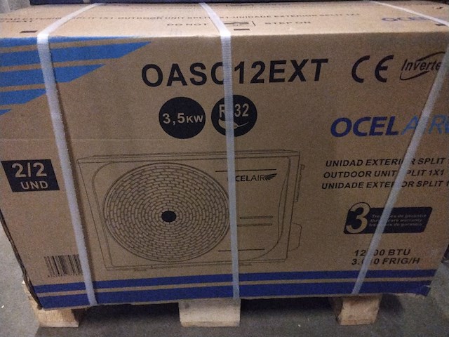 Split airconditioning, ocel air, 12000 btu - afbeelding 2 van  3