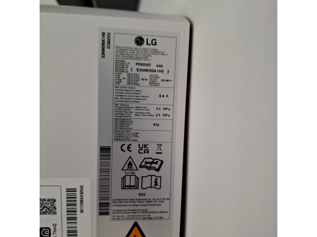 Splitairco binnenunit lg, p09snd - afbeelding 4 van  4