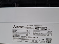 Splitairco binnenunit mitsubishi, msz-hr25vf, bouwjaar 2023 - afbeelding 4 van  5