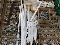 Splitpennen, borgveren, touwogen, borgpennen, etc. op pallet. - afbeelding 3 van  3