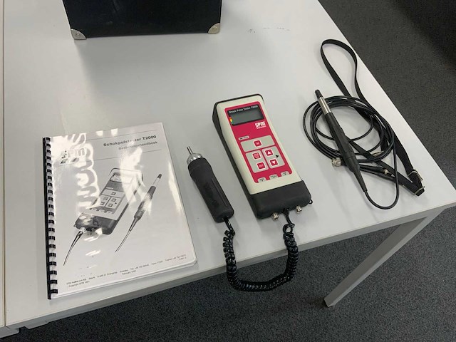 Spm instruments t2000 schokpuls tester inclusief diverse accessoires - afbeelding 1 van  4