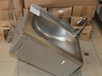 Spoelbak / gootsteen rvs met afmeting 41 x 31 x 19 cm. - afbeelding 1 van  2