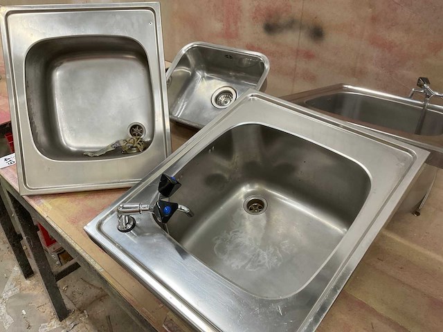 Spoelbak rvs (8x) - afbeelding 2 van  8