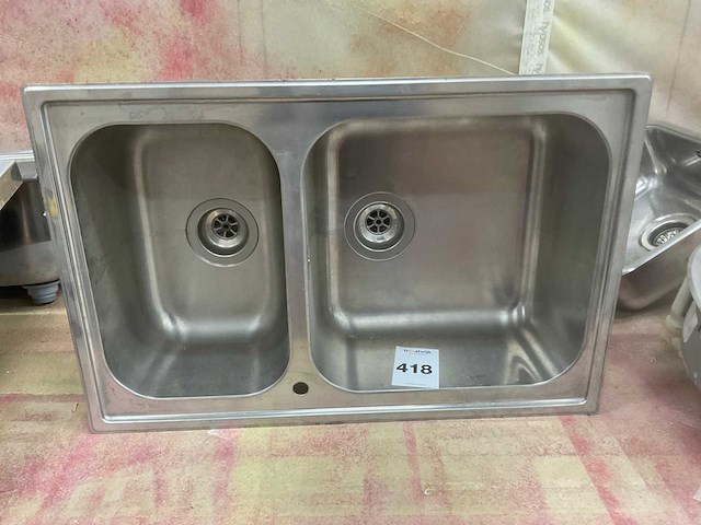 Spoelbak rvs (8x) - afbeelding 5 van  8