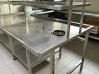 Spoelkeukenopstelling met hobart hx30e doorschuifvaatwasser (kapmodel) - afbeelding 9 van  19