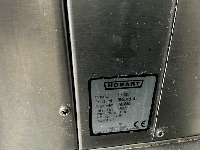 Spoelkeukenopstelling met hobart hx30e doorschuifvaatwasser (kapmodel) - afbeelding 13 van  19