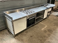 Spoeltafel met gasfornuis en oven - afbeelding 10 van  10