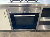 Spoeltafel met gasfornuis en oven - afbeelding 5 van  10
