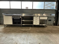 Spoeltafel met gasfornuis en oven - afbeelding 8 van  10