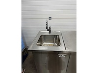 Spoeltafel met kraan en onderkast 270cm - afbeelding 2 van  3