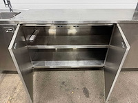 Spoeltafel met kraan en onderkast 270cm - afbeelding 3 van  3