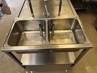 Spoeltafel met voorspoeldouche - afbeelding 3 van  6