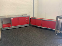 Spoeltafel + wandkast - afbeelding 1 van  8