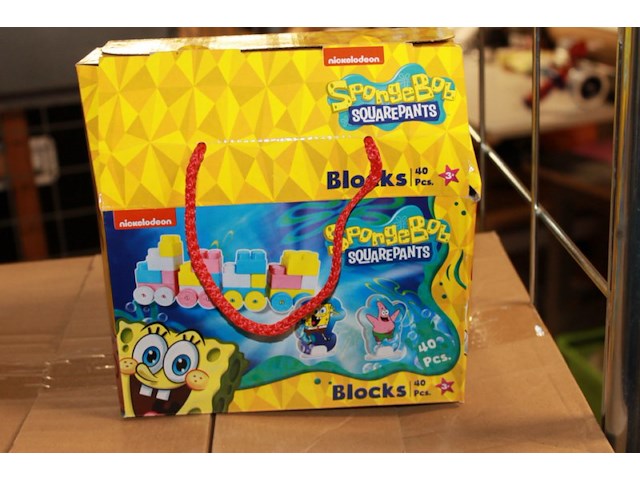 Spong bob bouw doos 1x - afbeelding 2 van  3