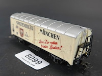 Spoorkoelwagon met 'spatenbräu münchen'-reclameopdruk van de duitse spoorwegen (db) - afbeelding 1 van  5