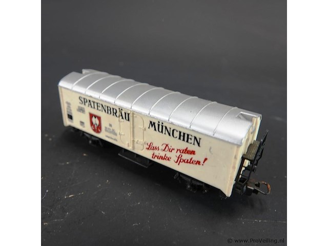 Spoorkoelwagon met 'spatenbräu münchen'-reclameopdruk van de duitse spoorwegen (db) - afbeelding 4 van  5