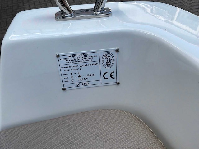 Sport yacht classic 470 sport consoleboot - afbeelding 13 van  21