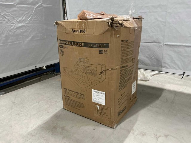 Sportbob 93132t springkussen met glijbaan - afbeelding 1 van  3