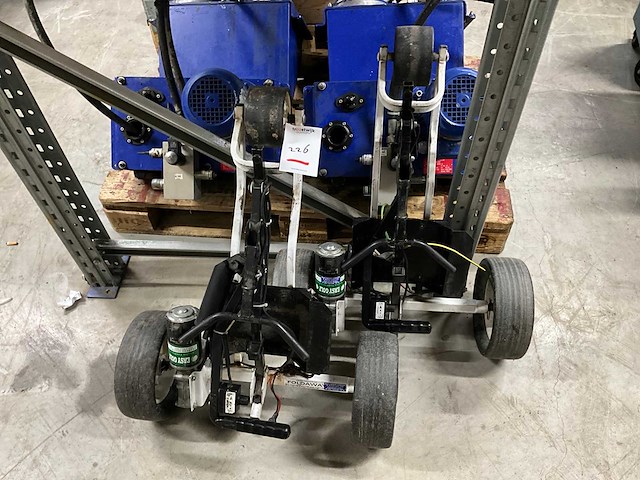 Sportveld lijnen markerwagen (2x) - afbeelding 1 van  5