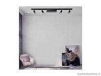 Spot draaibare lineaire led op magnetische rail 48v - 12w - libra (x4) - afbeelding 4 van  5