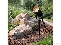 Spot met punt buiten – gu10 – ip54 waterdicht – aluminium – zwart (x10) - afbeelding 5 van  5