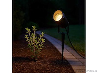 Spot met punt buiten – gu10 – ip54 waterdicht – aluminium – zwart (x6) - afbeelding 4 van  5