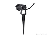 Spot met punt buiten – gu10 – ip54 waterdicht – aluminium – zwart (x6) - afbeelding 3 van  5