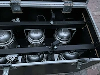 Spotlights met barren in flightcase - afbeelding 4 van  5