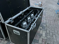 Spotlights met barren in flightcase - afbeelding 5 van  5