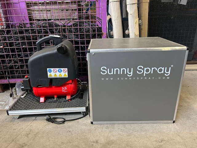 Spraytan-systeem met super silent profi 66 compressor sunny spray - afbeelding 1 van  6