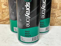 Spraytone spuitbus grondverf en mat wit (7x) - afbeelding 3 van  5
