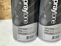 Spraytone spuitbus grondverf en mat wit (7x) - afbeelding 5 van  5