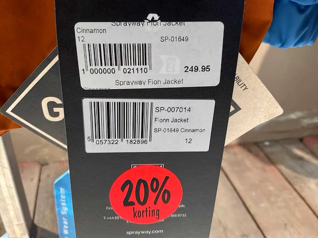Sprayway jas (3x) - afbeelding 3 van  7