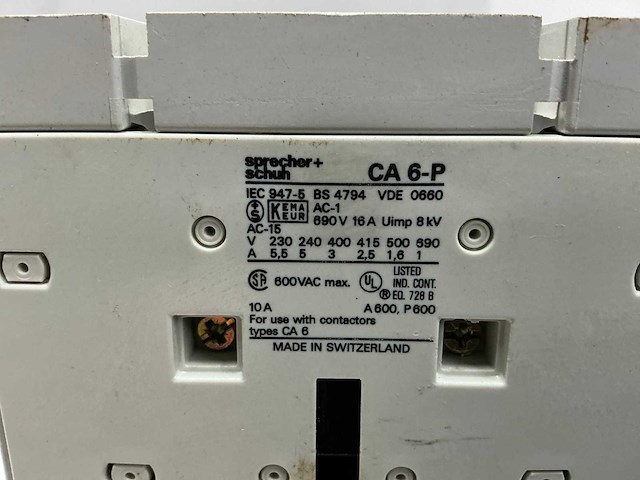 Sprecher+schuh divers schakelmateriaal - afbeelding 10 van  10