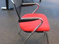 Spreektafel met vier stoelen bum made in italy. afmeting tafel 140 x 80 cm. - afbeelding 4 van  5