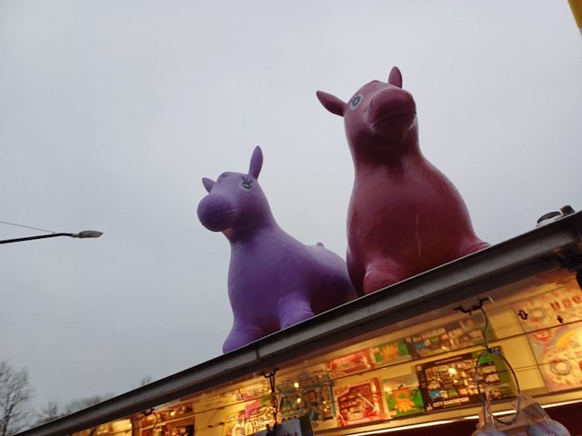 Spring dier paars 1 stuks word leeg geleverd in ds 33 o13 - afbeelding 1 van  5