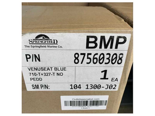 Springfield venuseat blue foldable marine seat - 101417-710t - afbeelding 8 van  8