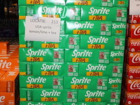 Sprite + tea. 199 trays a 12 blikken 0,33l. totaal 2388 blikken. tht 2-26. bod is inclusief 358,20 euro sta... - afbeelding 2 van  2