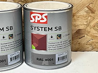 Sps halfglans systeemlak ral 9001 (4x) - afbeelding 2 van  2