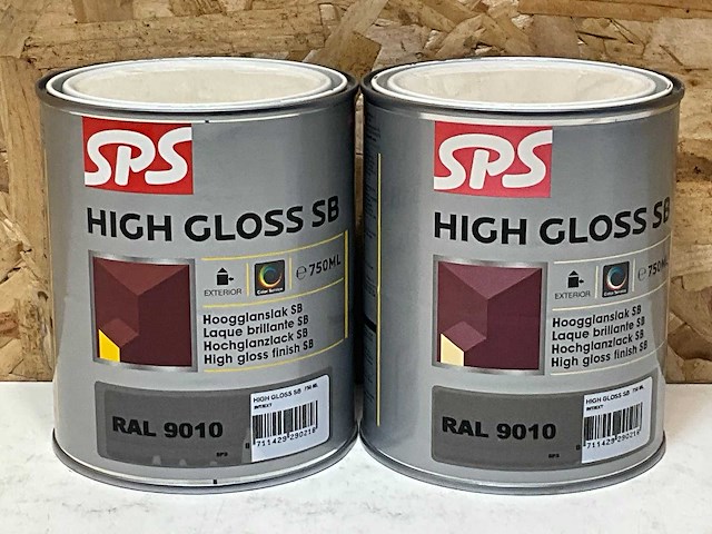 Sps high gloss sb hoogglanslak 750ml (2x) - afbeelding 1 van  3